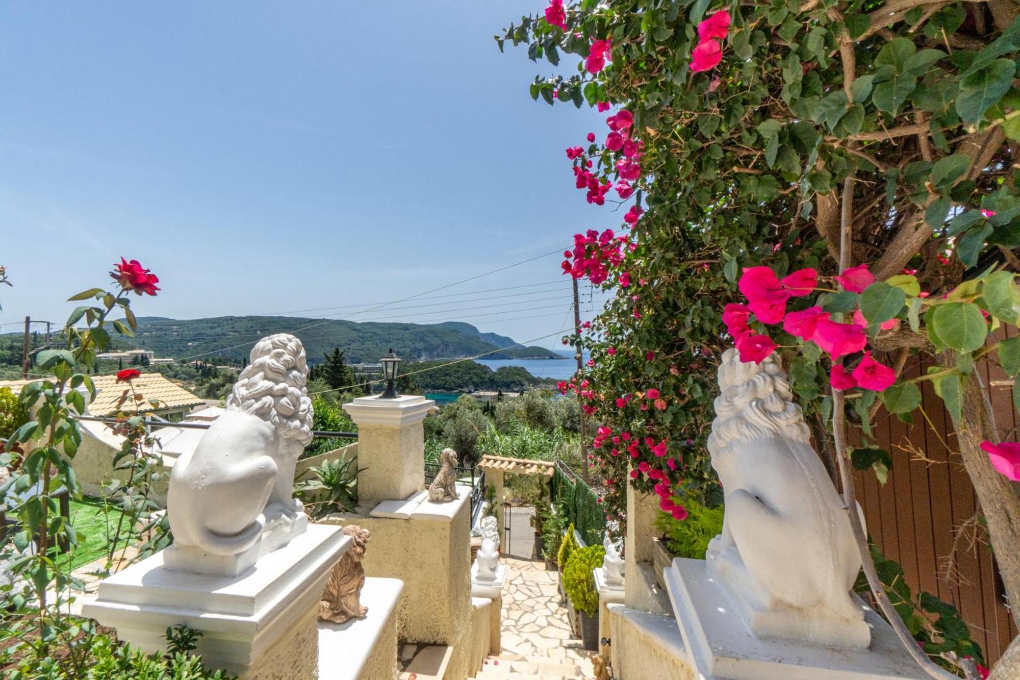 Angela Panorama Villa Paleokastritsa Bagian luar foto