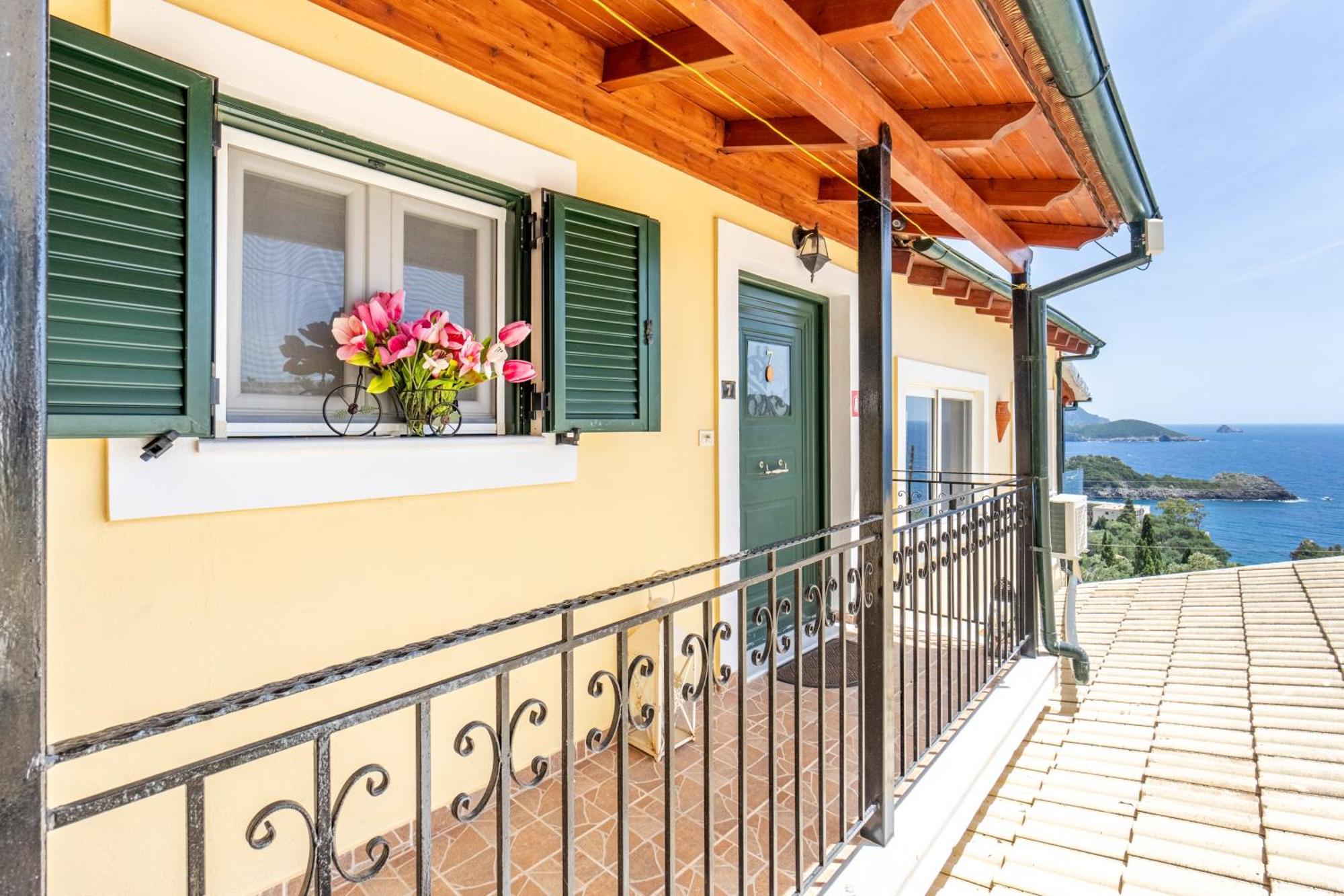 Angela Panorama Villa Paleokastritsa Bagian luar foto