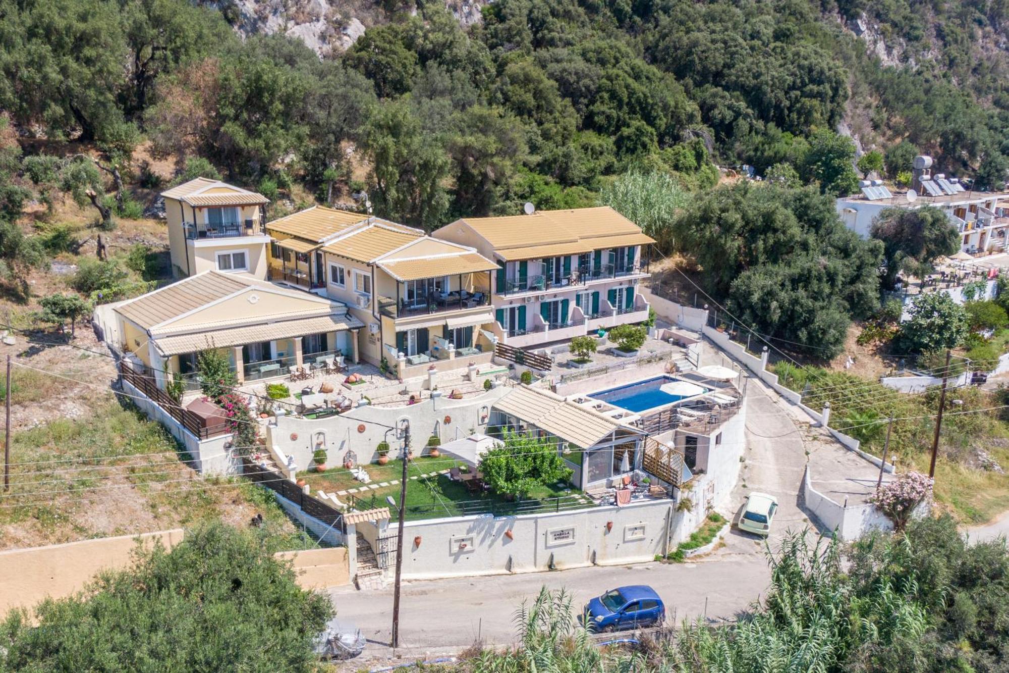 Angela Panorama Villa Paleokastritsa Bagian luar foto