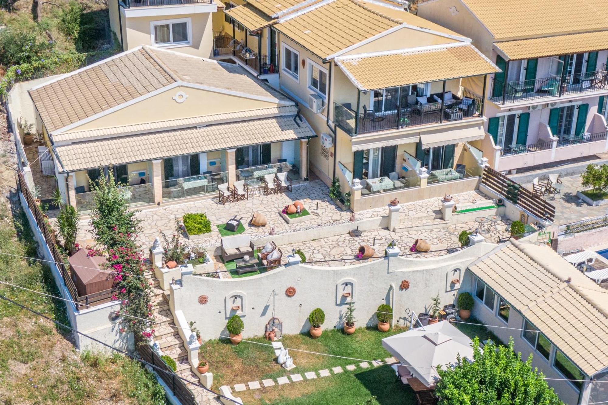 Angela Panorama Villa Paleokastritsa Bagian luar foto