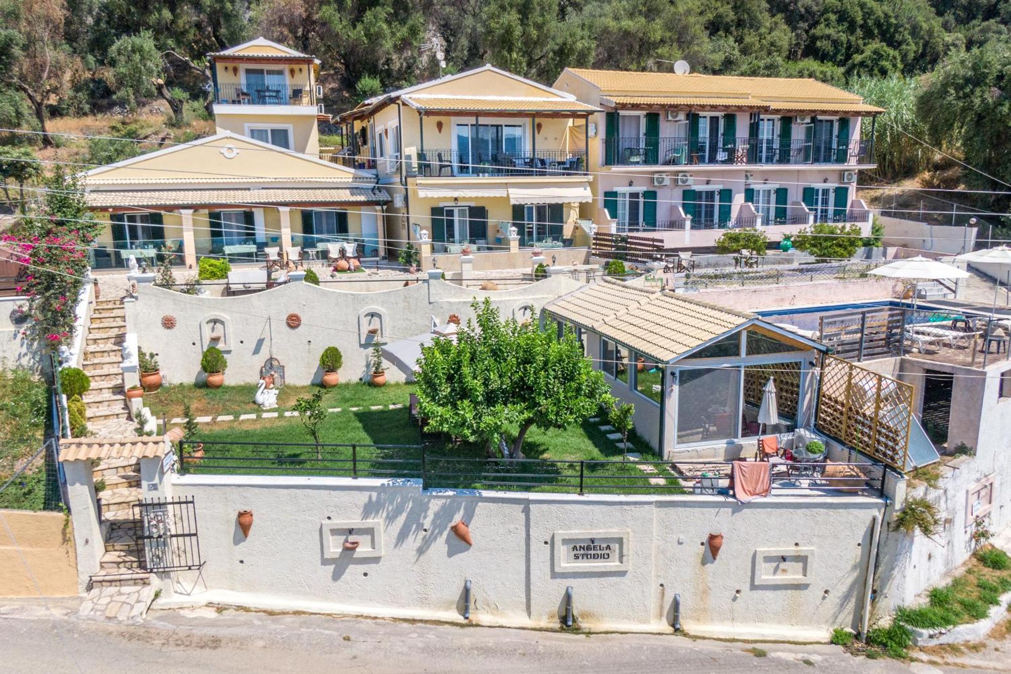 Angela Panorama Villa Paleokastritsa Bagian luar foto