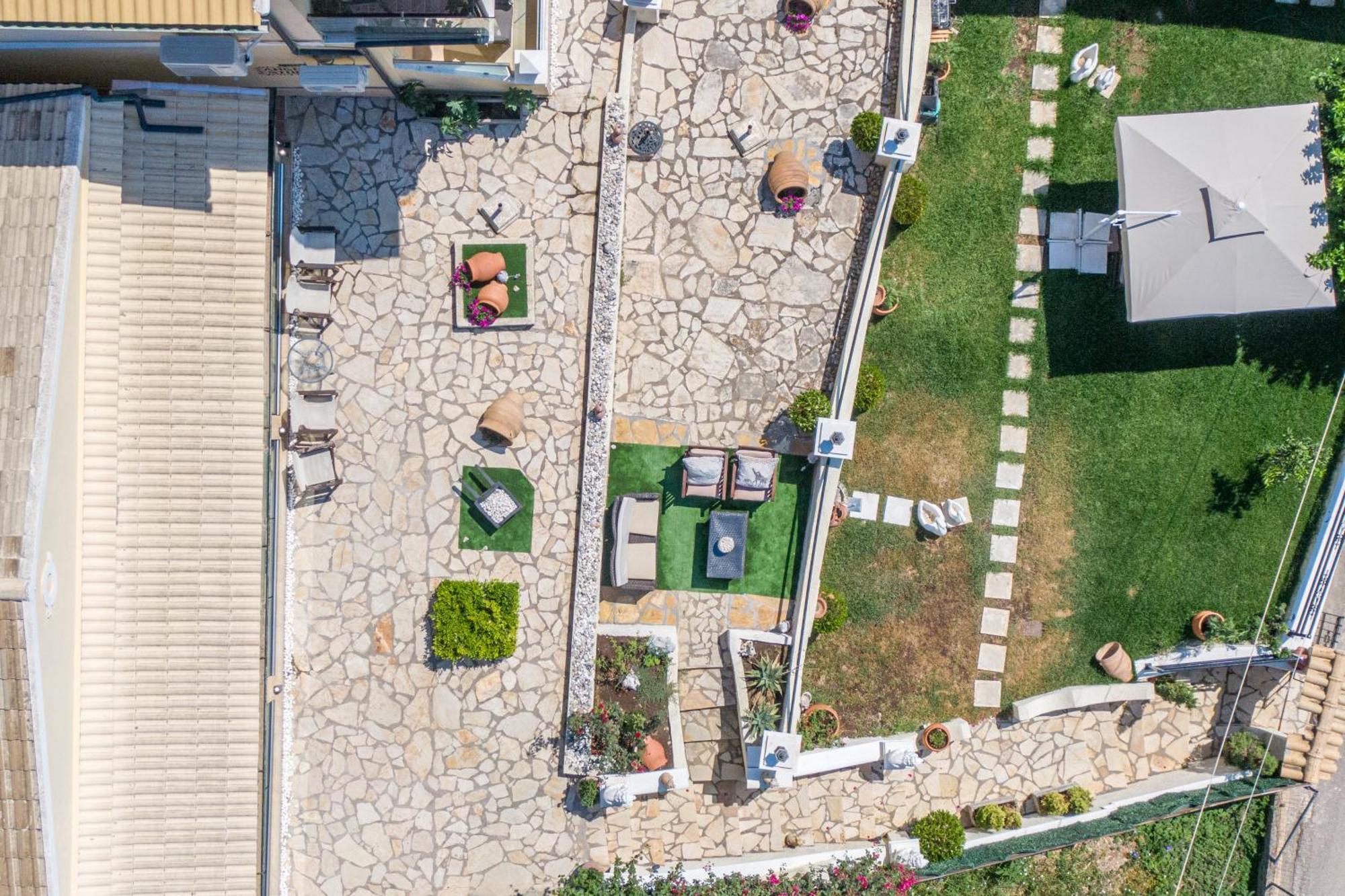 Angela Panorama Villa Paleokastritsa Bagian luar foto