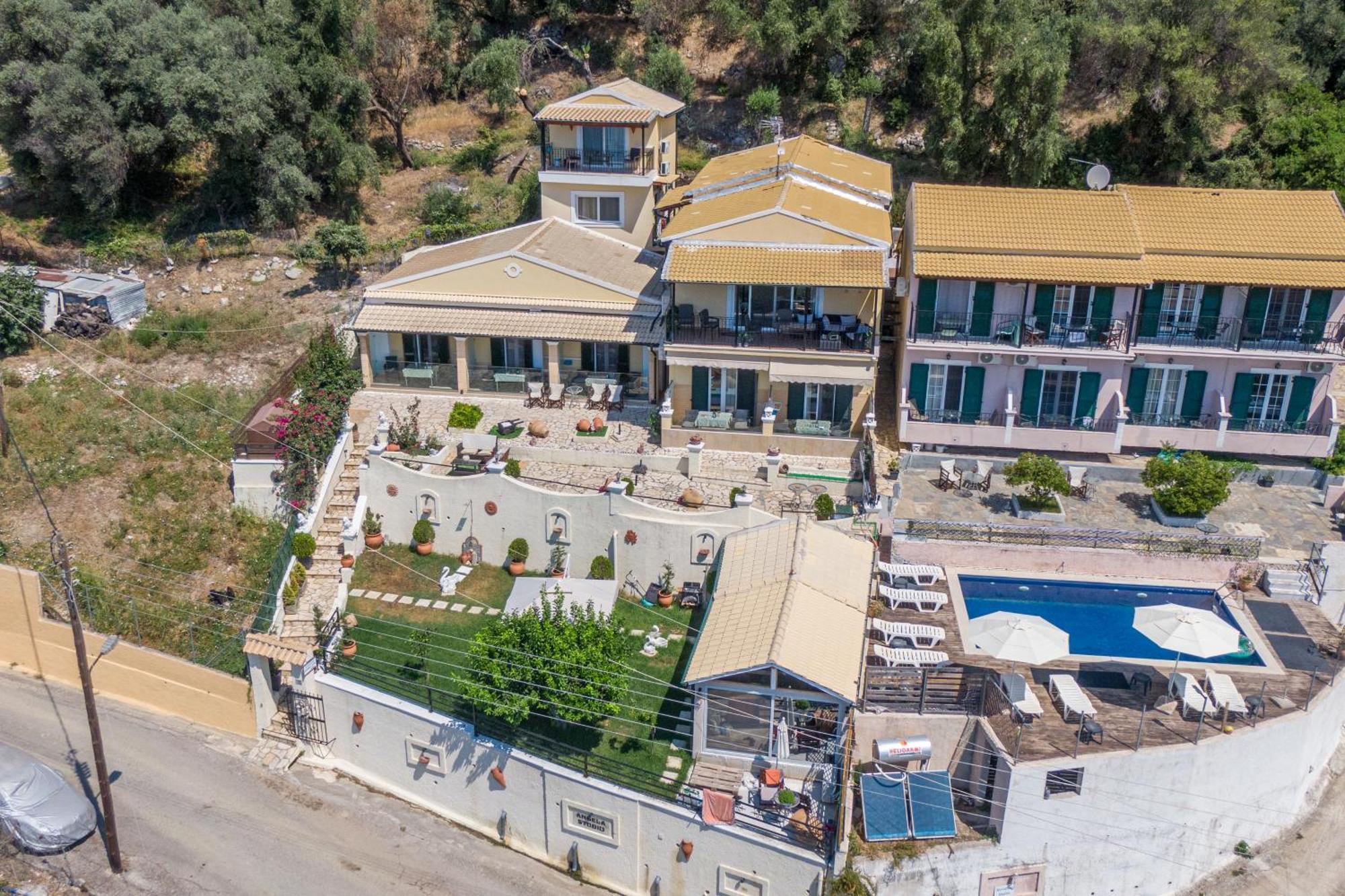 Angela Panorama Villa Paleokastritsa Bagian luar foto